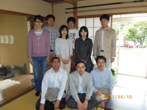 Lab members in 2011. 